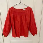 Maeve Anthropologie  Jessie Smocked Swing Blouse Photo 2