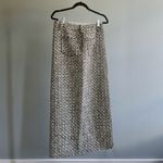 Alice + Olivia NWT Rye Tweed Maxi Skirt, Black and White | Size 4 Photo 6