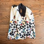 Business casual Butterfly print sleeveless top Multiple Size L Photo 9