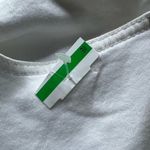 7 For All Mankind  Cropped Wide Leg White Jeans Size 32 New Photo 7