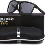 Men's Sports Polarized Sunglasses Square Frame Glasses Photo 1