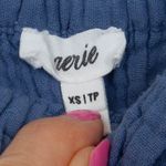 Aerie Womens Wide Leg High Waisted Gauze Pants Size XS Blue Pockets Beach Travel Photo 3