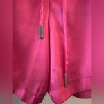 H by Halston Halston hot pink satin shorts 14 Photo 1