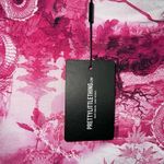 Pretty Little Thing  brand hot pink and white with dragon design mini dress nwt Photo 6