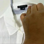 Theory  Marandel White Lawn Shirt Long Button Down size p Photo 8