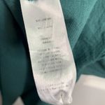 Life is Good  Women’s V-neck Long-sleeve Snowflake Green Hoodie Tee Sz S Photo 3