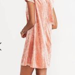 Madewell Crushed Velvet Mick Neck Dress Sz L Photo 4
