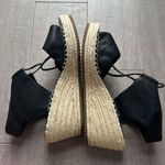 Eileen Fisher  Agnes Suede Espadrille Wedge Sandal Shoes Women's Size 7.5 Photo 5