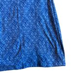 Kuhl Long Sleeve Stretch Dress Blue Boho Print Ruched Comfy Size Small Women's Photo 0