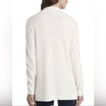 Vince Camuto NWT Antique White Mock Neck Diagonal Stitch Sweater Size Small Photo 2