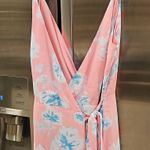 WAYF 💕💕 The Angelina Floral Wrap Gown ~ Mauve Pink Floral Print Small S NWT Photo 9