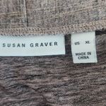  Metallic Pink Cardigan Size XL Susan Graver Pink Open Cardigan Photo 6