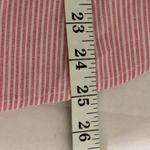 Jones New York  Sport XL Pink Striped Long Roll Tab Sleeve Button U Photo 6