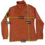 Patagonia Women’s Better Sweater Quarter Zip Heather Orange | S Photo 1