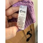 Zyia Active Lilac Petra Chunky Knit Cardigan Puff Sleeves Women’s size Small Purple Photo 8