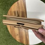 Madison West Tan ‎ Crossbody Purse Wallet With Bow Photo 8