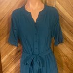 Boden USA Boden Women’s Size 6R Blue Viscose Bryony Jumpsuit Photo 2