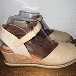 Baretraps New, Odetta Buckle Peep Toe Espadrille Wedge Sandal Shoes Size 7 Photo 3