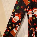 Boutique Meaneor Santa Claus Chimney Gifts Long Sleeve Christmas Dress Black/Red Med NWT Photo 4