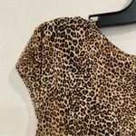 White House | Black Market NWT WHBM Cheetah Print Faux Wrap Dress w/ Chain Detail Size XS Photo 5