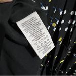 Free People $128  BLACK PRINTED LONG SLEEVE CORYN MINI DRESS Sz 4  :W07: Photo 7