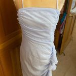 Nwt, Lavishly Paris Women’s Beautiful Baby Blue Ruffle Trim Cami Dress Size M Photo 10