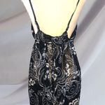 Apt. 9  semi sheer black nighty w/ white design Photo 6