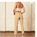 Boyish  Tommy High Rise Straight Jeans in The Crowd Khaki Tan Button Fly Size 25 Photo 1