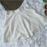 A'Gaci A’ GACI Skater mini Skirt cream white Size Large circle elastic waist stretchy Photo 2