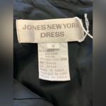 Jones New York Elegant Black Velvet Floral Dress. Size-8 Photo 2