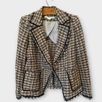 Veronica Beard Theron Houndstooth Blazer Size 2 Photo 4