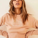 P.E. Nation apricot cropped sweatshirt Tan Photo 0