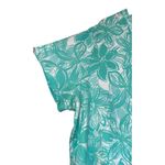 Blair  Tropical Women's Top Size 3X Short Sleeve Hawaiian Vacation Resort Relaxed Photo 3