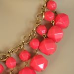 Kate Spade  New York Gold Tone Faceted Salmon Resin Dangles Necklace Photo 9