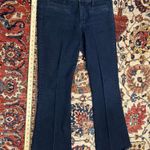 Banana Republic  Classic Wide Leg Flare Jeans Women Dark Blue Pleated High Rise Photo 1