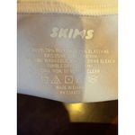 SKIMS  Shirt Women Small Ivory Knit‎ Jersey Crew Neck Short Sleeve Tee Athleisure Photo 7
