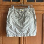 Lands End Women's khaki Cargo Skort size 10 Tan Photo 4
