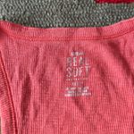 Aerie Real Soft Burnt Orange Coral Ribbed Stretchy Basic Tank Top Size XS Photo 1