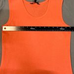 Ming Wang ‎ Sleeveless Tank Orange NWT Acryclic XS Knit Scoop Neck Side Slits Photo 4