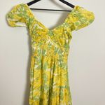 Free People  Sundrenched Floral Tiered Maxi Sundress in Butter Combo Size Medium Photo 4