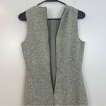 Theory NWT  Rained K Felt Knit Wool Blend Grey Sleeveless Mini Sheath Dress Sz 6 Photo 8