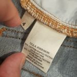 Ulla Johnson ππ Otto Jean Mid Wash Tie Front Button Fly High Rise 4 NWT Photo 14