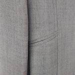 Kasper 4 Petite Workwear Textured Suit Jacket Blazer in Medium Gray Size 4P Photo 1