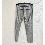 Veronica Beard Plaid High Waisted Straight Leg Trouser Pants Gray Women's US 6 Photo 4
