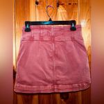We The Free Free People  Burnt Orange Rust Virgo Zip Mini Skirt Size 27 Photo 1