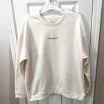 THREAD VISION Toodalooo Crew Sweatshirt 100% organic cotton size XXL cream Photo 1