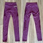 Gymshark  Geomesh Leggings Magenta Dark Ruby Pocket High Rise Purple S Photo 8