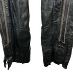 Harley Davidson Thick Black Leather Riding‎ Chaps Photo 2