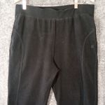Sweaty Betty  London Made In Itally Black Fleece Jogger Elastic Waistband 14 Photo 1