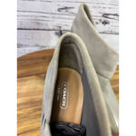 Coach Women's Annika Gray Leather Suede Ankle Boots & Booties Size 10 Photo 3